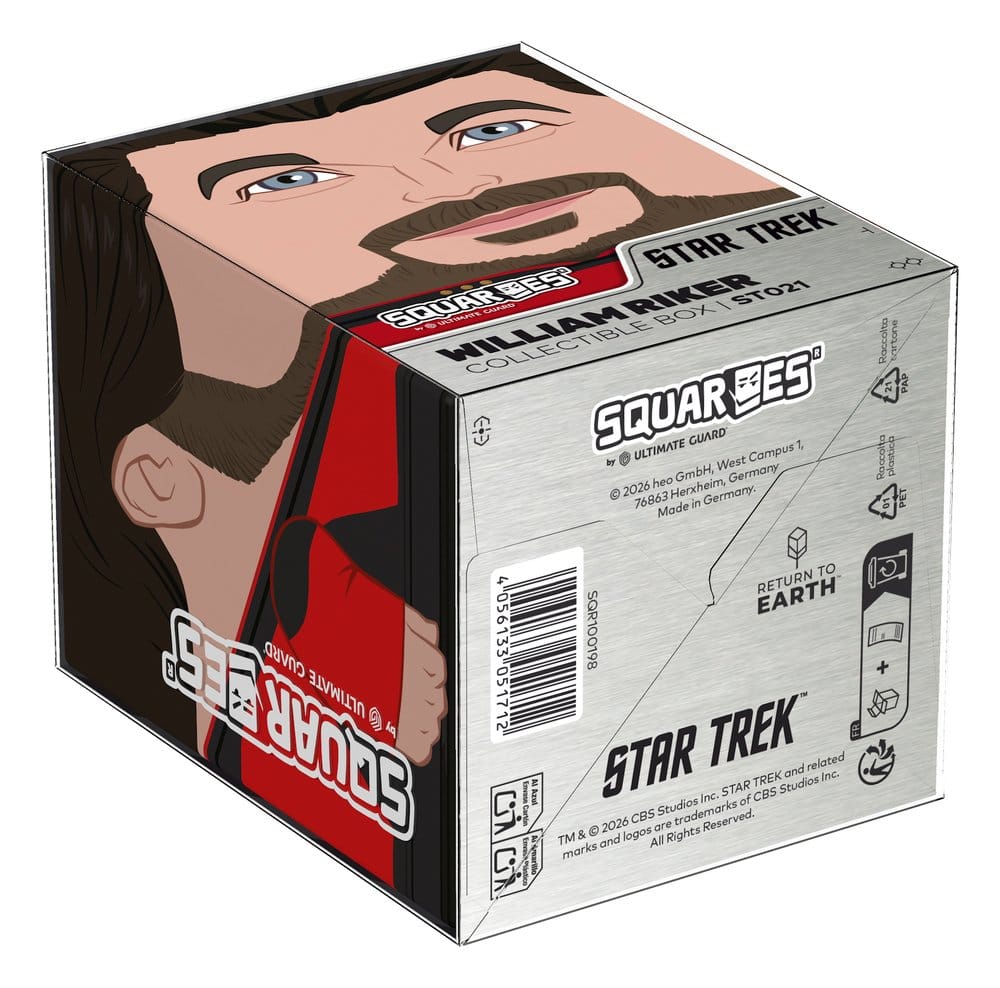 Squaroes Squaroe Star Trek: The Next Generation ST021 - William Riker - Preorder - ETA: 13.10.2026