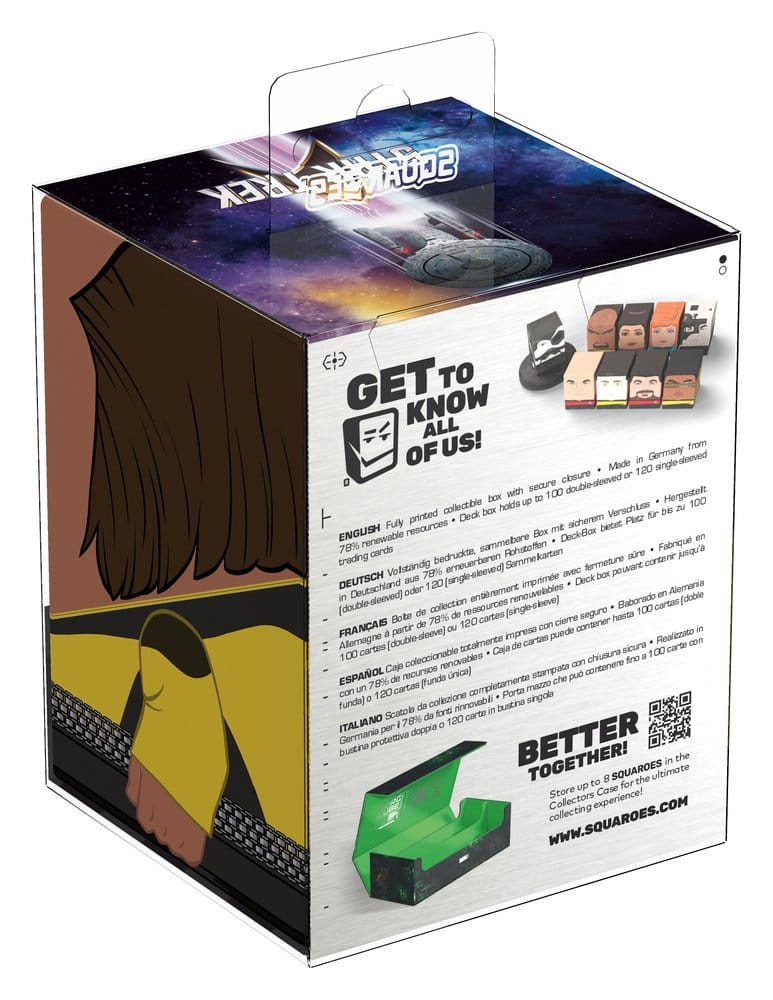 Squaroes Squaroe Star Trek: The Next Generation ST023 - Worf - Preorder - ETA: 13.10.2026