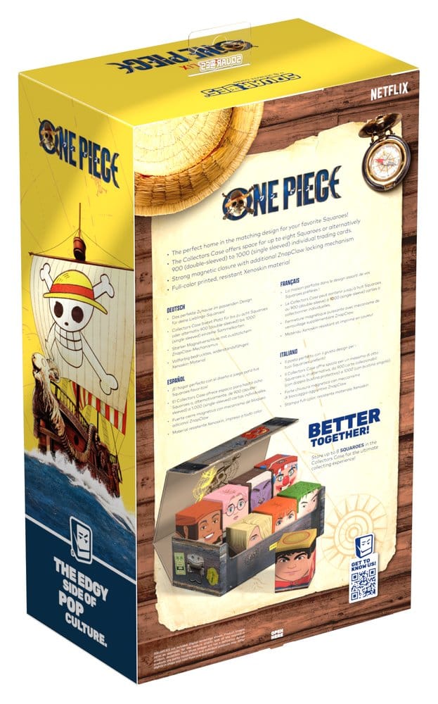 Squaroes Collectors Case 800 ONE PIECE - Wooden Chest - Preorder - ETA: 23.06.2026