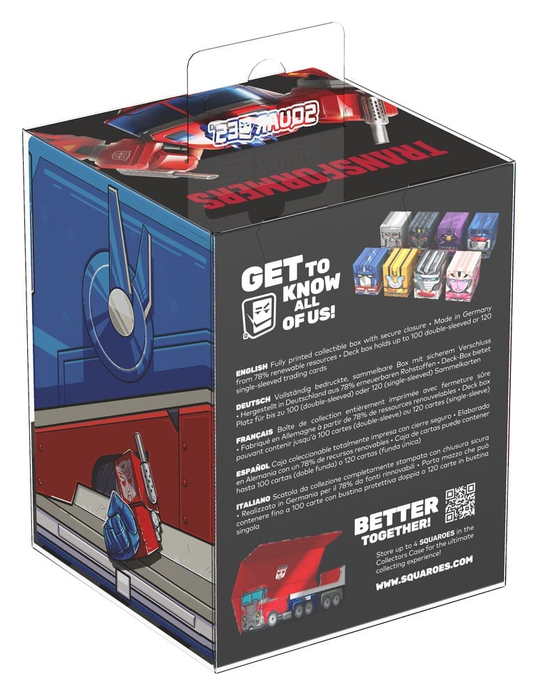 Squaroes Squaroe Transformers TR001 - Optimus Prime - Versand: 7 Tage nach Bestellung