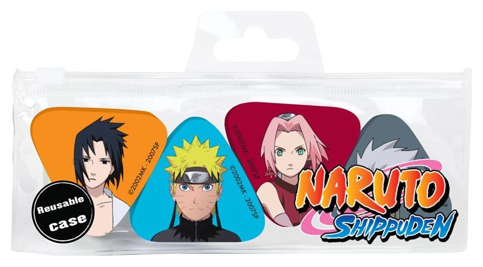 Naruto Radierer Set Shippuden: Team 7 - Versand: 7 Tage nach Bestellung