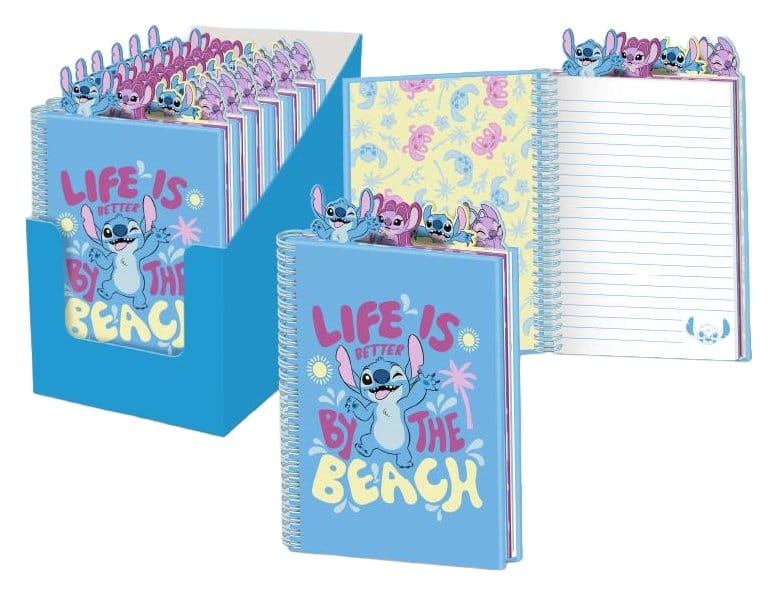 Lilo & Stitch Projekt-Notizbuch A5 In The Sun Display (10) - Preorder - ETA: 25.03.2027