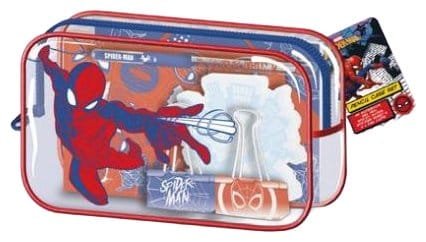 Spider-Man Mäppchen-Schreibset Red, White and Blue Display (6) - Preorder - ETA: 25.03.2027