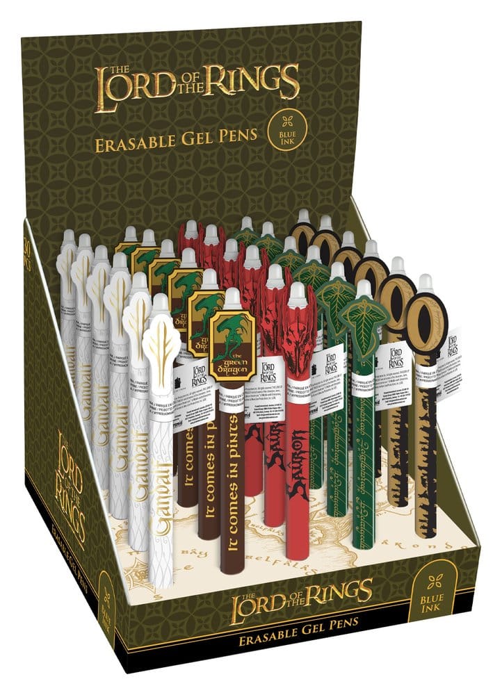 Der Herr der Ringe Radierbarer Gelstift Epic Journey Display (30) - Preorder - ETA: 25.03.2027