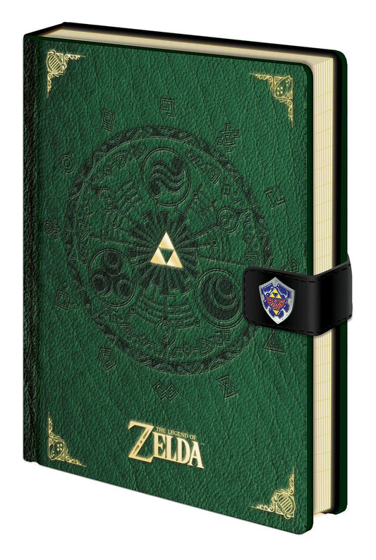Legend of Zelda Premium Notizbuch A5 Triforce New Version - Versand: 5-7 Tage nach Bestellung