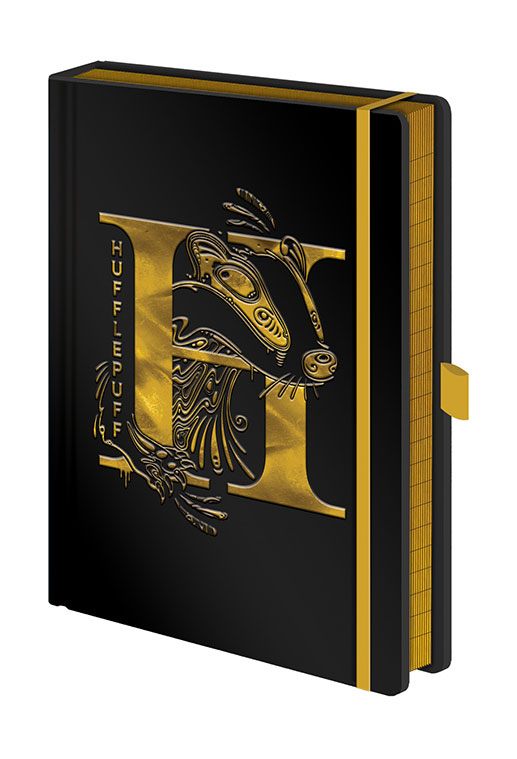 Harry Potter Premium Notizbuch A5 Hufflepuff Foil - Versand: 5-7 Tage nach Bestellung