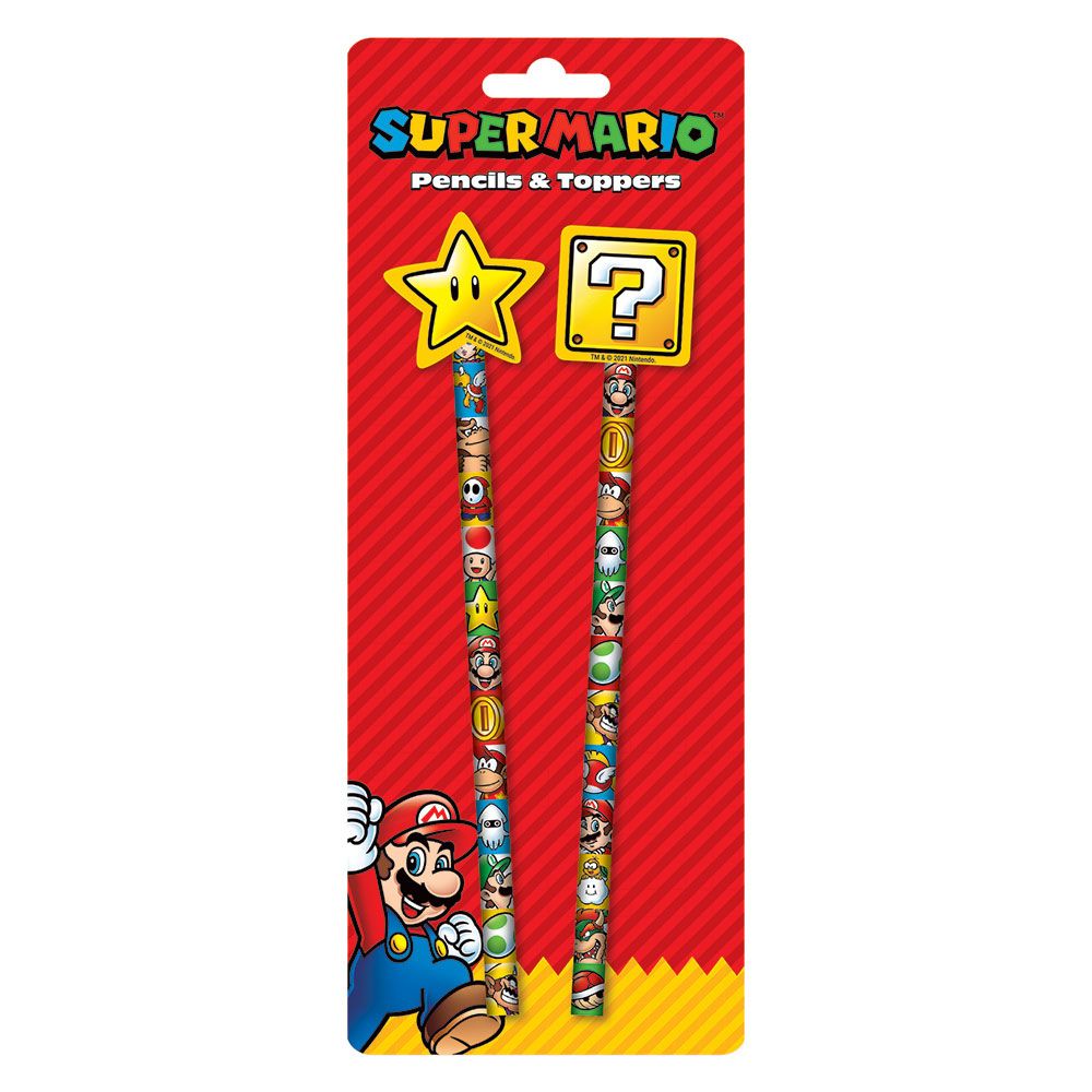 Super Mario Schreibset 2-teilig - Versand: 7 Tage nach Bestellung