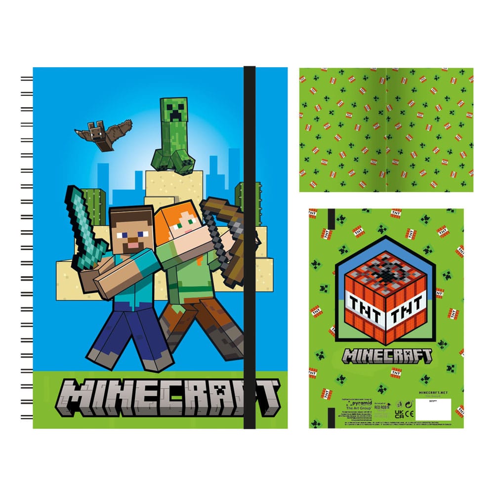 Minecraft Wiro Notizbuch A5  - Preorder - ETA: 20.09.2025