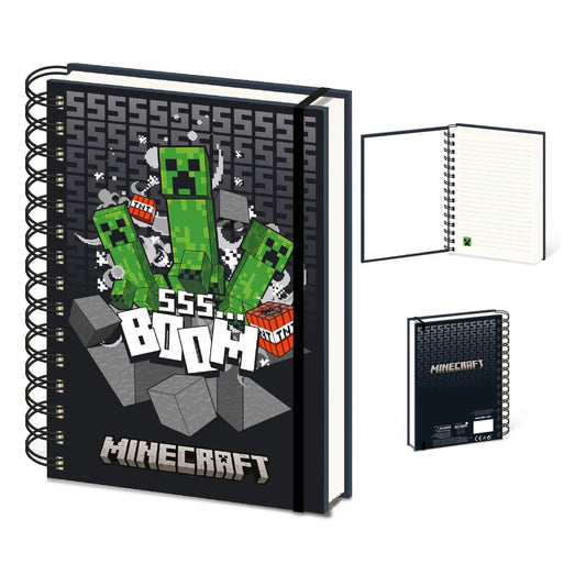 Minecraft 3D Wiro Notizbuch A5  - Versand: 5-7 Tage nach Bestellung