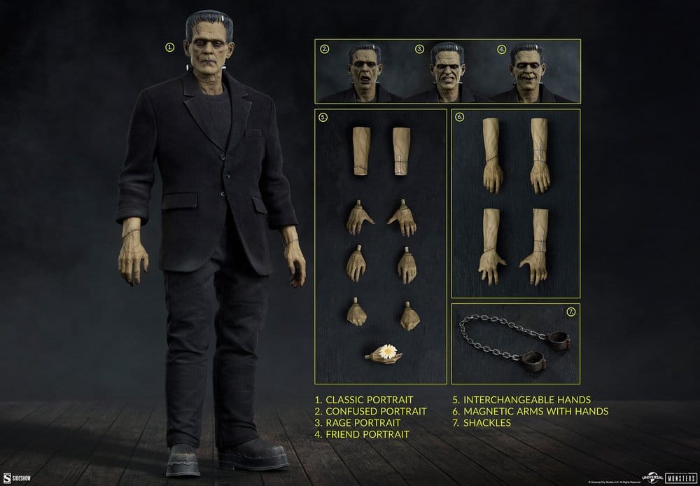 Universal Monsters Actionfigur 1/6 Frankenstein (Deluxe Plus Edition) 33 cm - Preorder - ETA: 25.07.2027