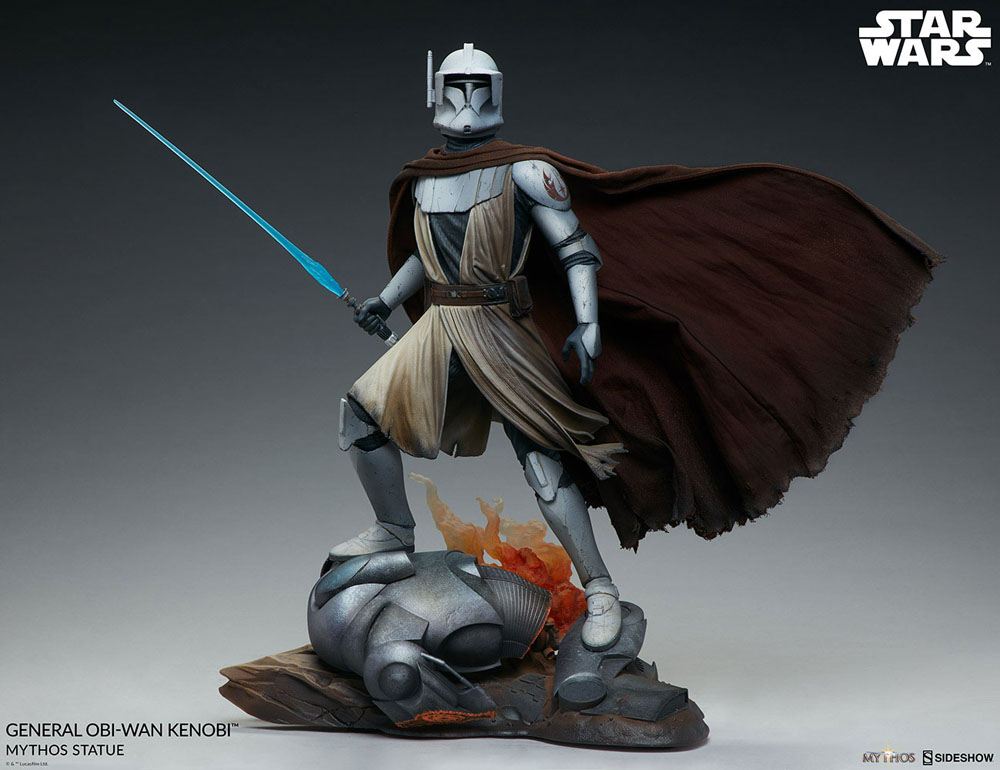 Star Wars Mythos Statue General Obi-Wan Kenobi 45 cm - Versand: 5-7 Tage nach Bestellung