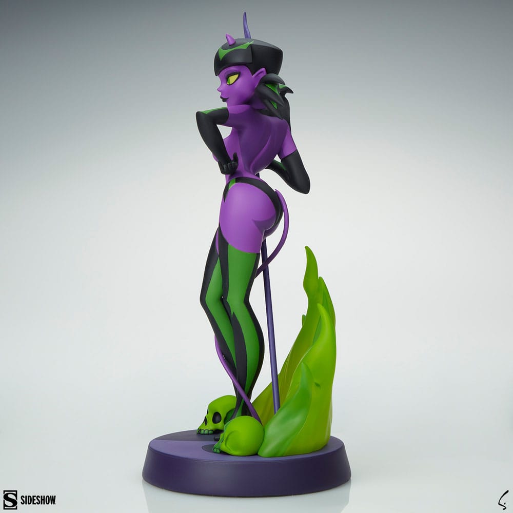 Original Artist Series Statue Devil Girl (Purple and Green Variant) 30 cm - Versand: 5-7 Tage nach Bestellung
