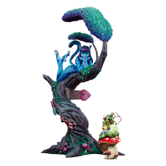 Fairytale Fantasies Collection Statue Lady Cheshire Cat (Deluxe Edition) 63 cm - Preorder - ETA: 18.12.2025