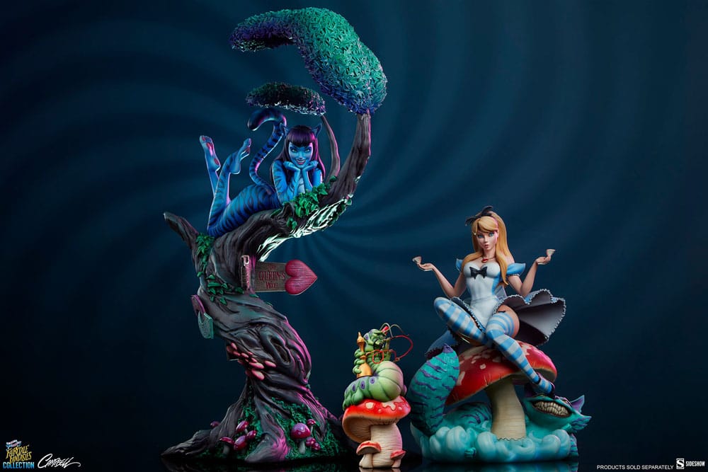 Fairytale Fantasies Collection Statue Lady Cheshire Cat (Deluxe Edition) 63 cm - Preorder - ETA: 18.12.2025