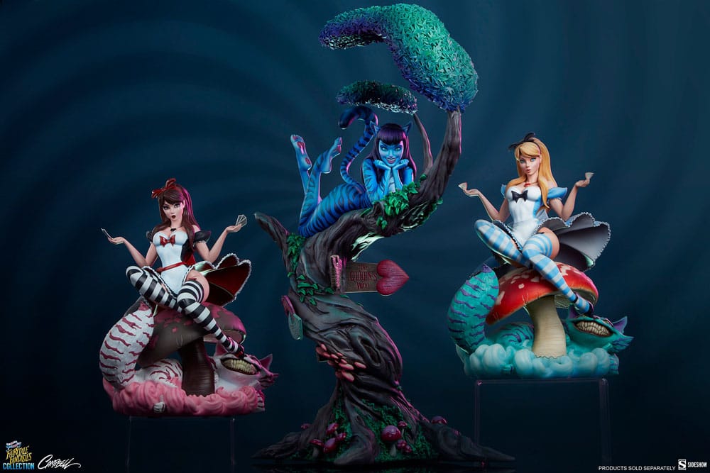 Fairytale Fantasies Collection Statue Lady Cheshire Cat 63 cm - Preorder - ETA: 25.11.2026