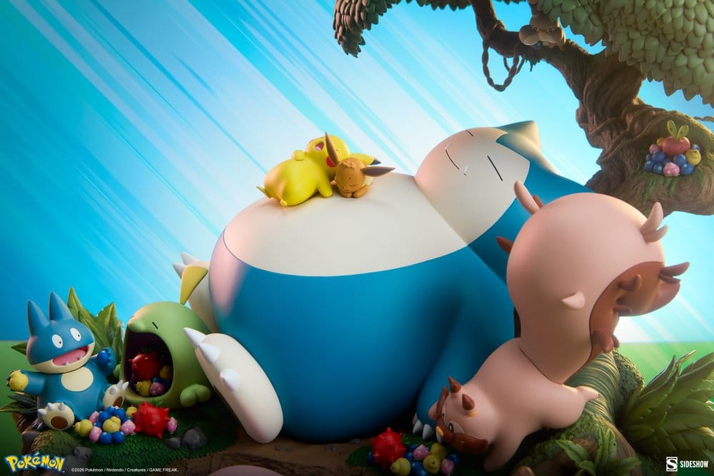 Pokémon Diorama Relaxo 33 cm - Preorder - ETA: 25.07.2027