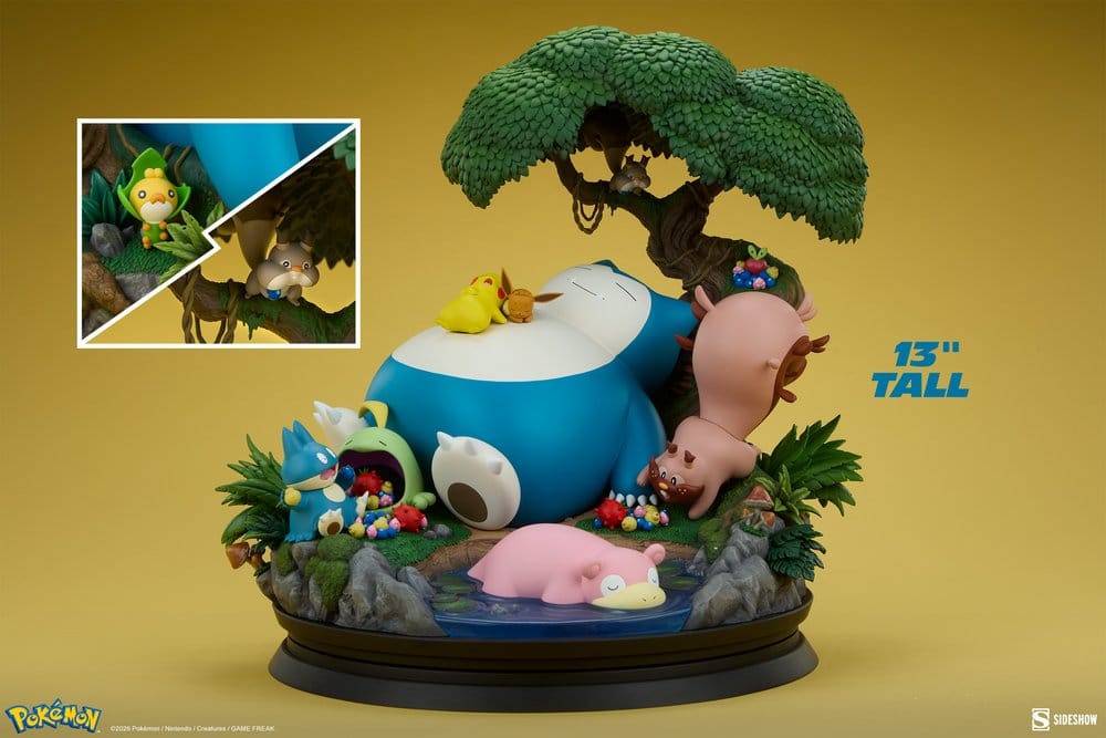Pokémon Diorama Relaxo 33 cm - Preorder - ETA: 25.07.2027