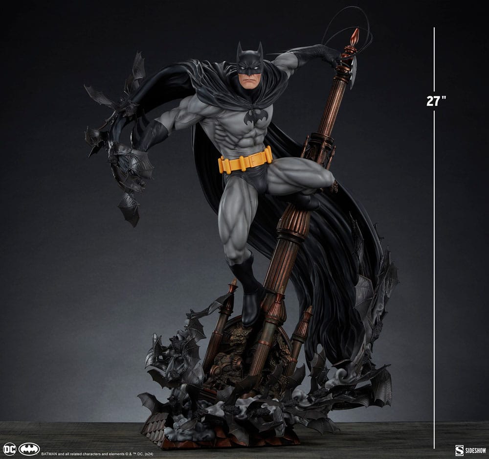 DC Comics Premium Format Statue Batman (Black Variant) Sideshow Exclusive 68 cm - Versand: 5-7 Tage nach Bestellung