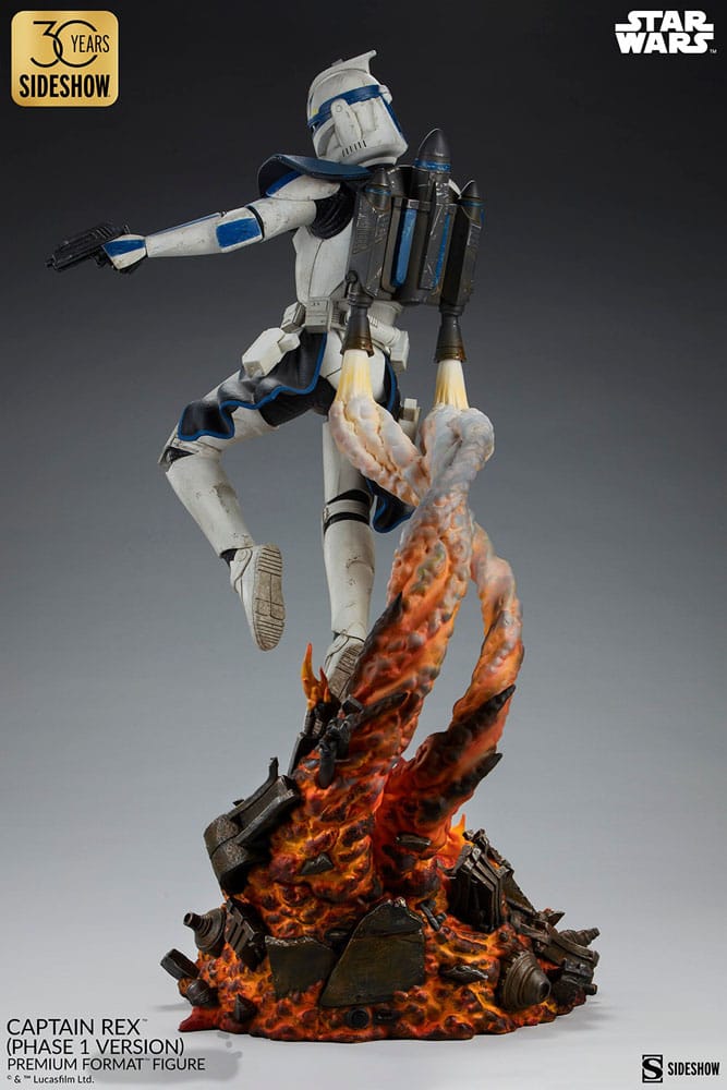 Star Wars Premium Format Figur Captain Rex (Phase 1 Version) Sideshow Exclusive 68 cm - Versand: 5-7 Tage nach Bestellung