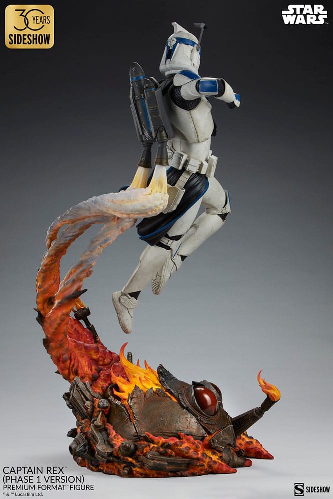 Star Wars Premium Format Figur Captain Rex (Phase 1 Version) Sideshow Exclusive 68 cm - Versand: 5-7 Tage nach Bestellung