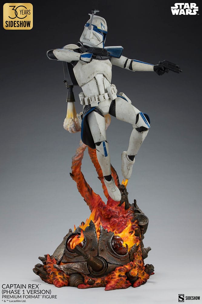 Star Wars Premium Format Figur Captain Rex (Phase 1 Version) Sideshow Exclusive 68 cm - Versand: 5-7 Tage nach Bestellung