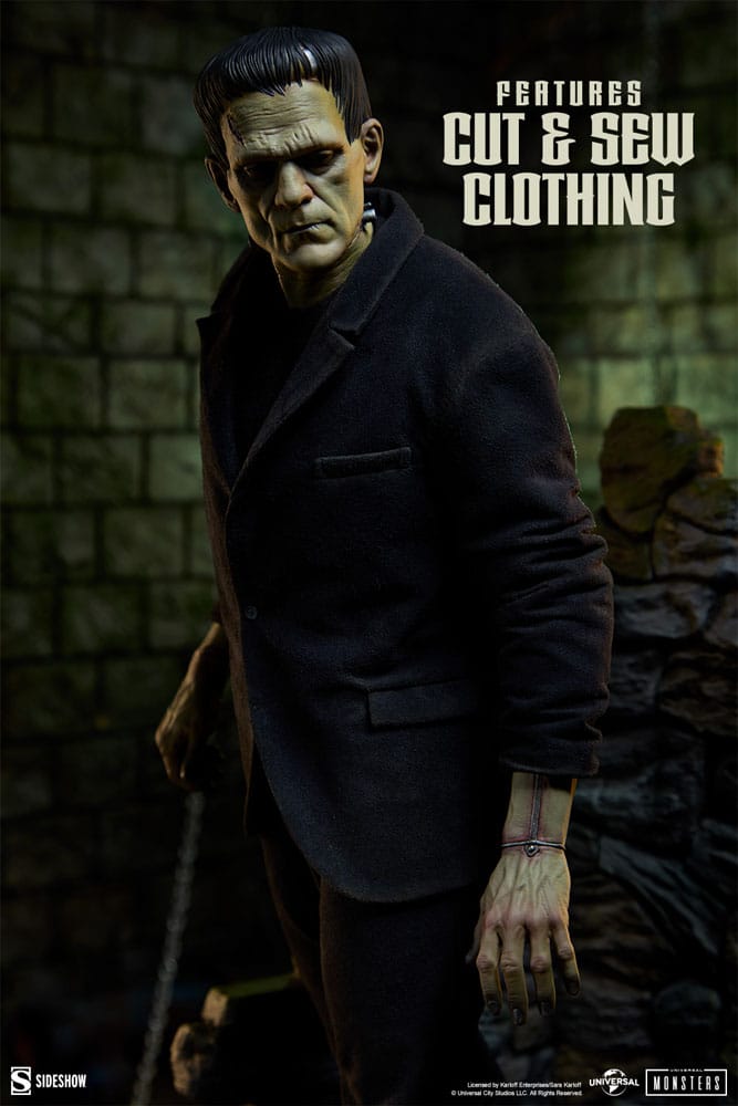 Frankenstein Premium Format Mixed Media Statue Frankenstein (Fabric Costume) 57 cm  - Preorder - ETA: 25.09.2026