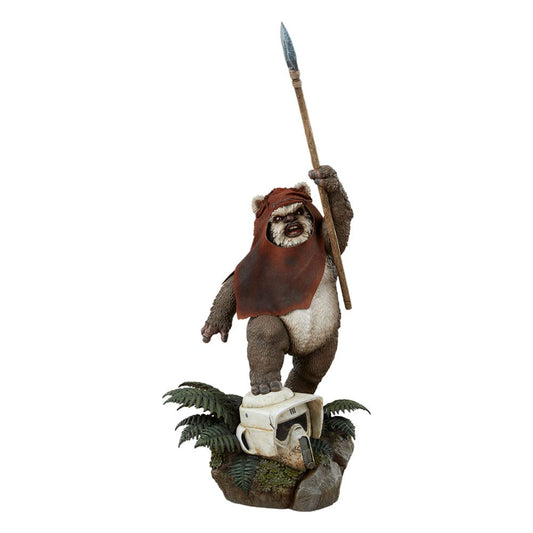 Star Wars: Episode VI - Die Rückkehr der Jedi-Ritter Premium Format Statue Wicket 46 cm - Preorder - ETA: 25.02.2026