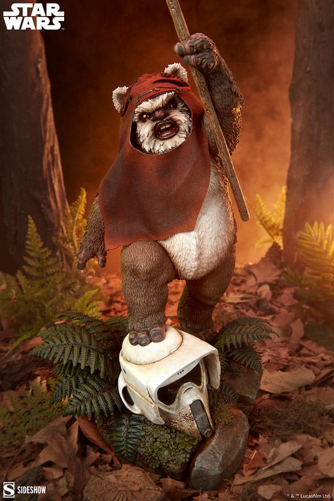 Star Wars: Episode VI - Die Rückkehr der Jedi-Ritter Premium Format Statue Wicket 46 cm - Preorder - ETA: 25.02.2026