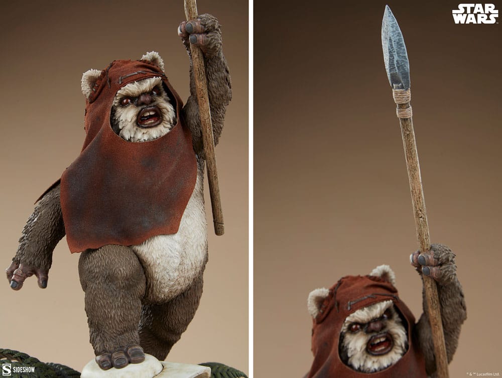 Star Wars: Episode VI - Die Rückkehr der Jedi-Ritter Premium Format Statue Wicket 46 cm - Preorder - ETA: 25.02.2026