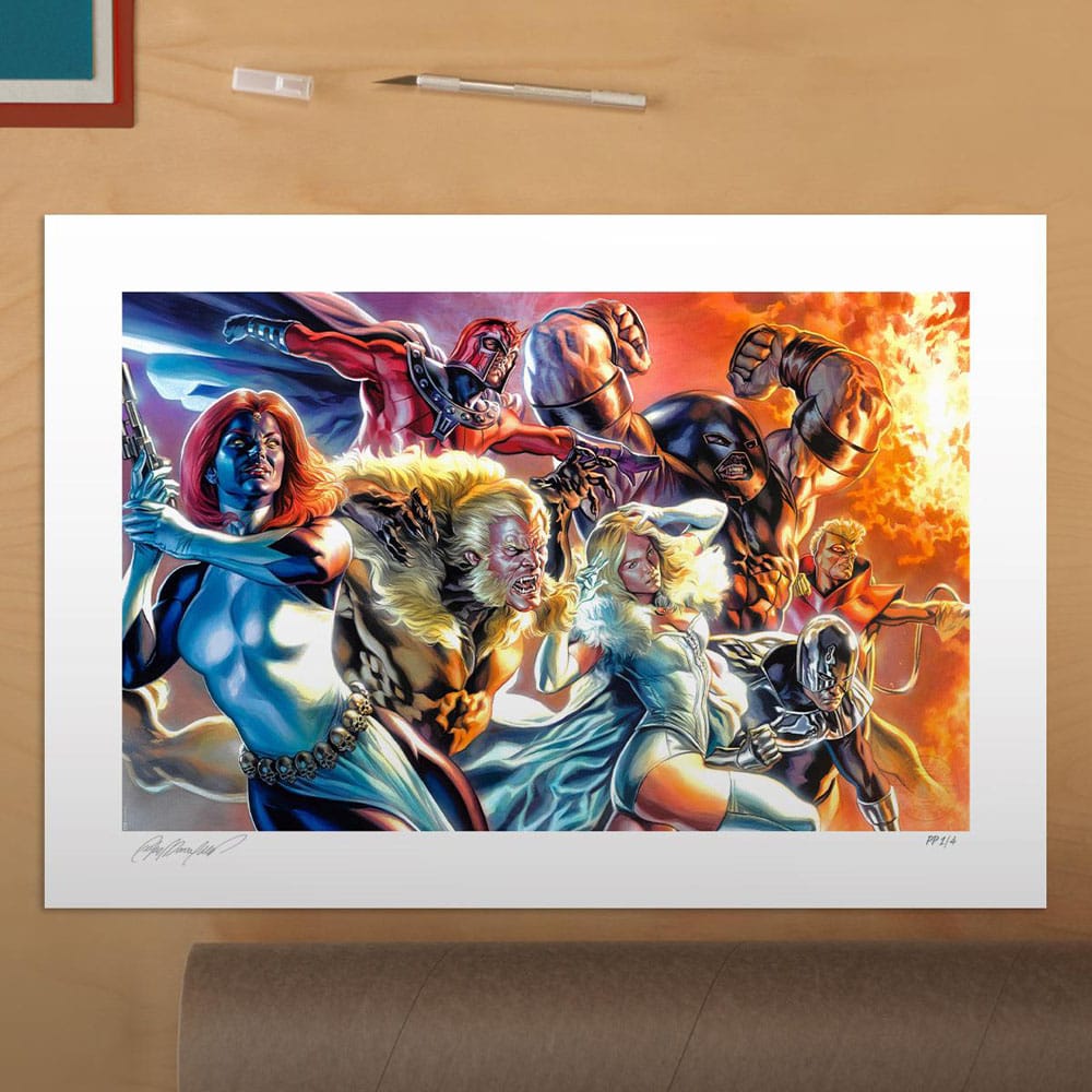 Marvel X-Men Kunstdruck The Brotherhood of Mutants by Felipe Massafera 46 x 66 cm - ungerahmt - Preorder - ETA: 25.02.2026
