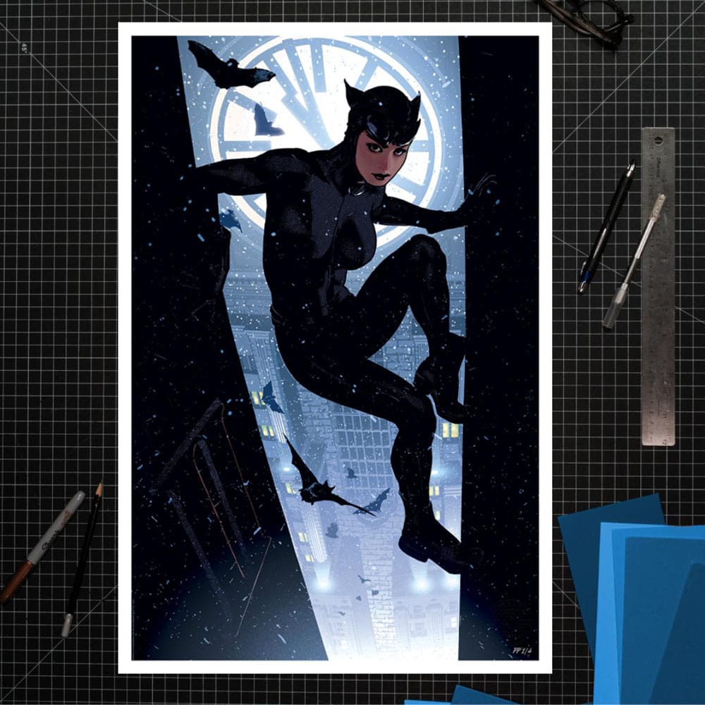 DC Comics Kunstdruck Catwoman 41 x 61 cm - ungerahmt - Preorder - ETA: 25.02.2026