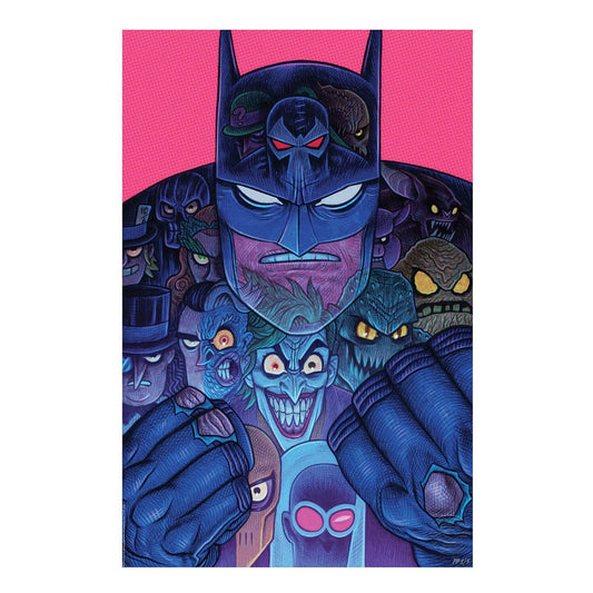 DC Comics Kunstdruck Batman & The Rogues Gallery 41 x 61 cm - ungerahmt - limitiert auf 200 Stück - Preorder - ETA Mitte 02.2025