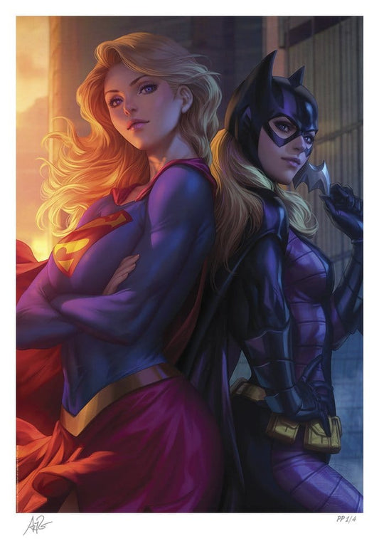 DC Comics Kunstdruck Supergirl & Batgirl 61 x 46 cm - ungerahmt - Preorder - ETA: 25.11.2026