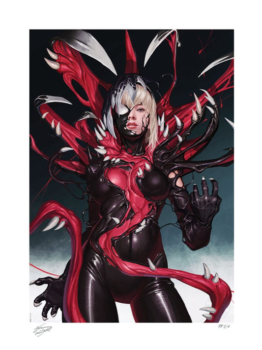 Marvel Kunstdruck Gwenom vs. Carnage (King in Black: Gwenom vs. Carnage #1 (2021)) 61 x 45 cm - ungerahmt - Preorder - ETA: 26.01.2026