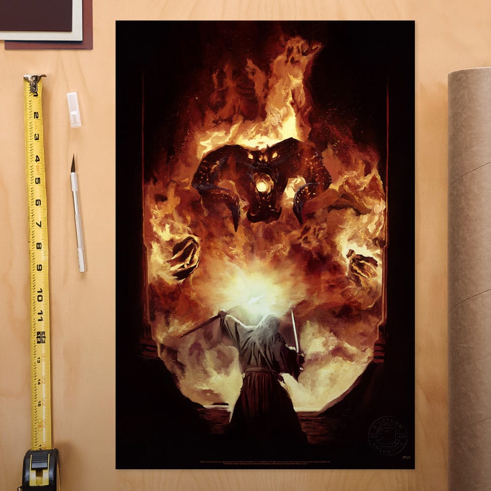 Der Herr der Ringe Kunstdruck The Flame of Anor 46 x 61 cm - ungerahmt - Versand: 5-7 Tage nach Bestellung