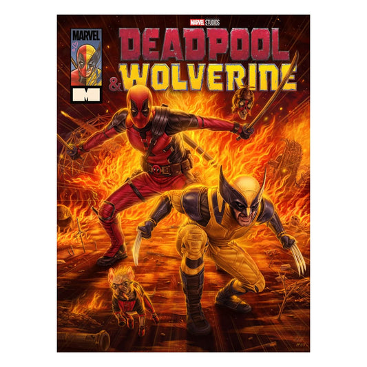 Marvel Kunstdruck Deadpool & Wolverine 46 x 61 cm - ungerahmt - Versand: 5-7 Tage nach Bestellung