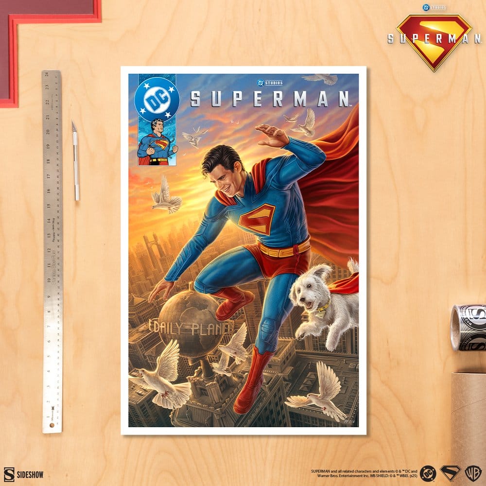 Superman (2025) DC Comics Kunstdruck Superman: A Symbol of Hope 41 x 61 cm - ungerahmt - Preorder - ETA: 22.06.2026