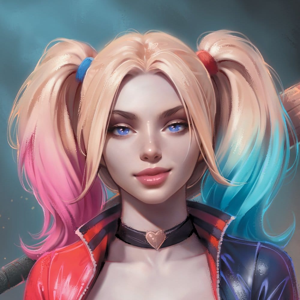 DC Comics Kunstdruck Harley Quinn 41 x 61 cm - ungerahmt - Preorder - ETA: 25.01.2027