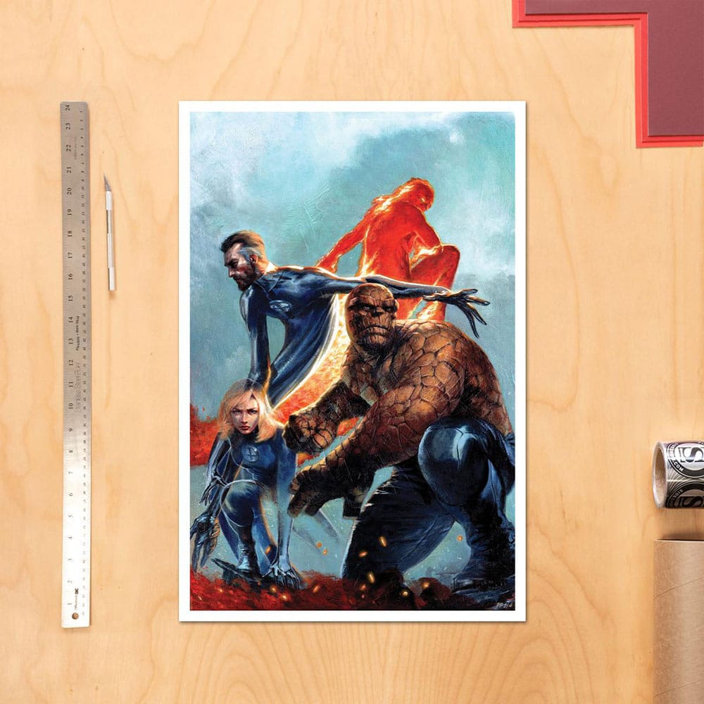 Marvel Kunstdruck The Fantastic Four 41 x 61 cm - ungerahmt - Preorder - ETA: 06.01.2026