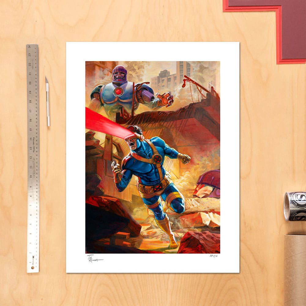 Marvel X-Men Kunstdruck Cyclops 61 x 46 cm - ungerahmt - Preorder - ETA: 06.01.2026