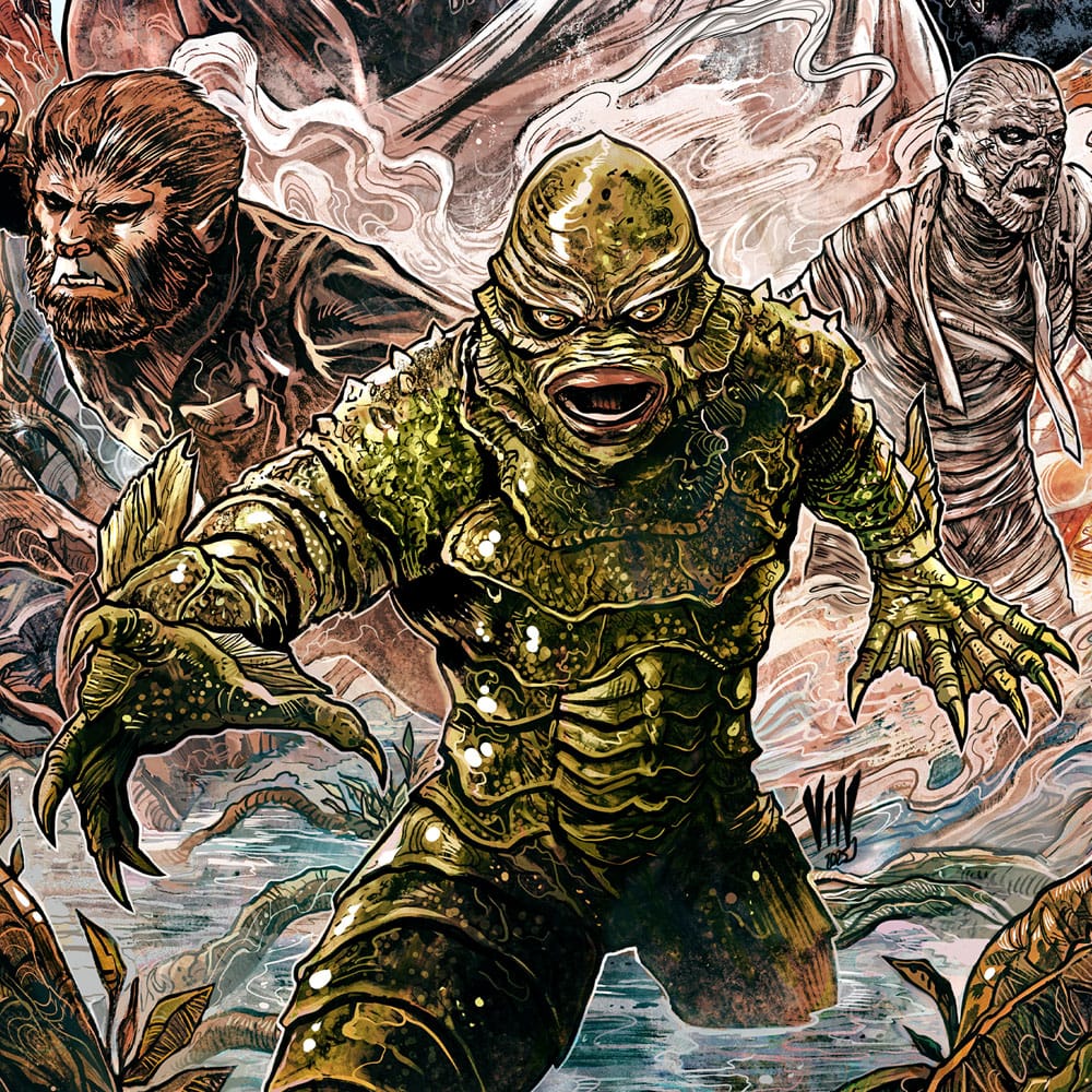 Universal Monsters Kunstdruck Universal Monsters by Vincenzo Riccardi 61 x 41 cm - ungerahmt - Preorder - ETA: 04.04.2026