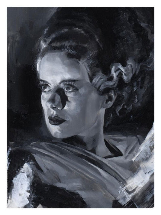 Frankensteins Braut Kunstdruck Bride of Frankenstein by Chris Valentine 41 x 31 cm - ungerahmt - Versand: 7 Tage nach Bestellung