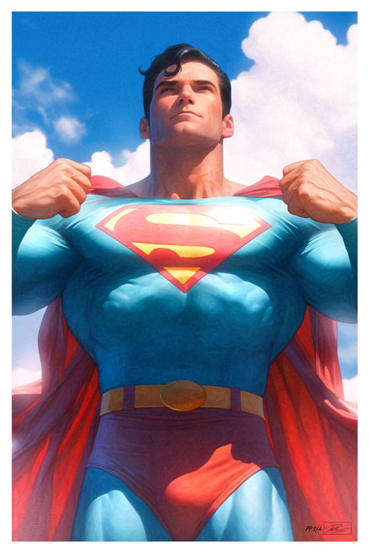 DC Comics Kunstdruck Justice League Trinity: Superman 61 x 41 cm - ungerahmt - Preorder - ETA: 26.01.2026