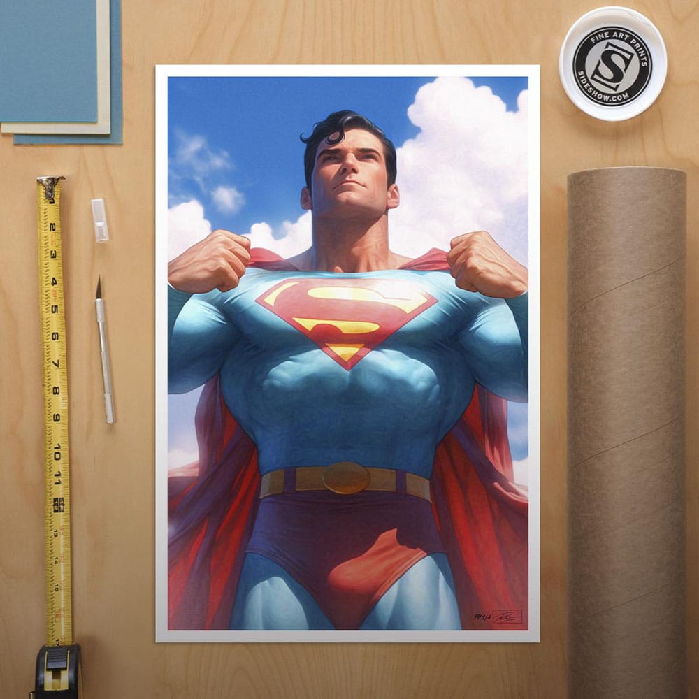 DC Comics Kunstdruck Justice League Trinity: Superman 61 x 41 cm - ungerahmt - Preorder - ETA: 26.01.2026