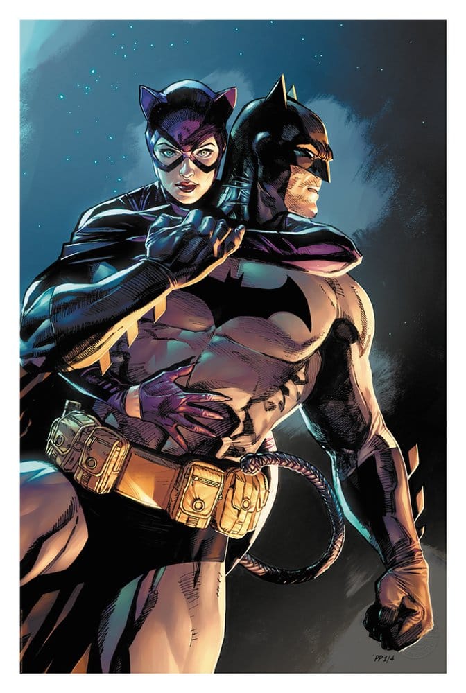 DC Comics Kunstdruck Batman & Catwoman 61 x 41 cm - ungerahmt - Preorder - ETA: 12.06.2026