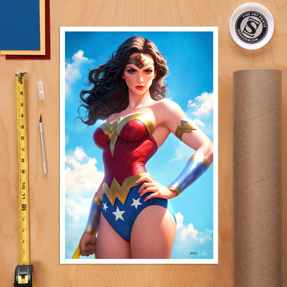 DC Comics Kunstdruck Justice League Trinity: Wonder Woman 61 x 41 cm - ungerahmt - Preorder - ETA: 21.03.2026