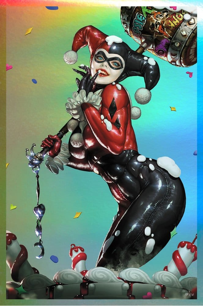DC Comics Kunstdruck Harley Quinn (Exclusive Edition) 41 x 61 cm - ungerahmt - Preorder - ETA: 25.09.2026