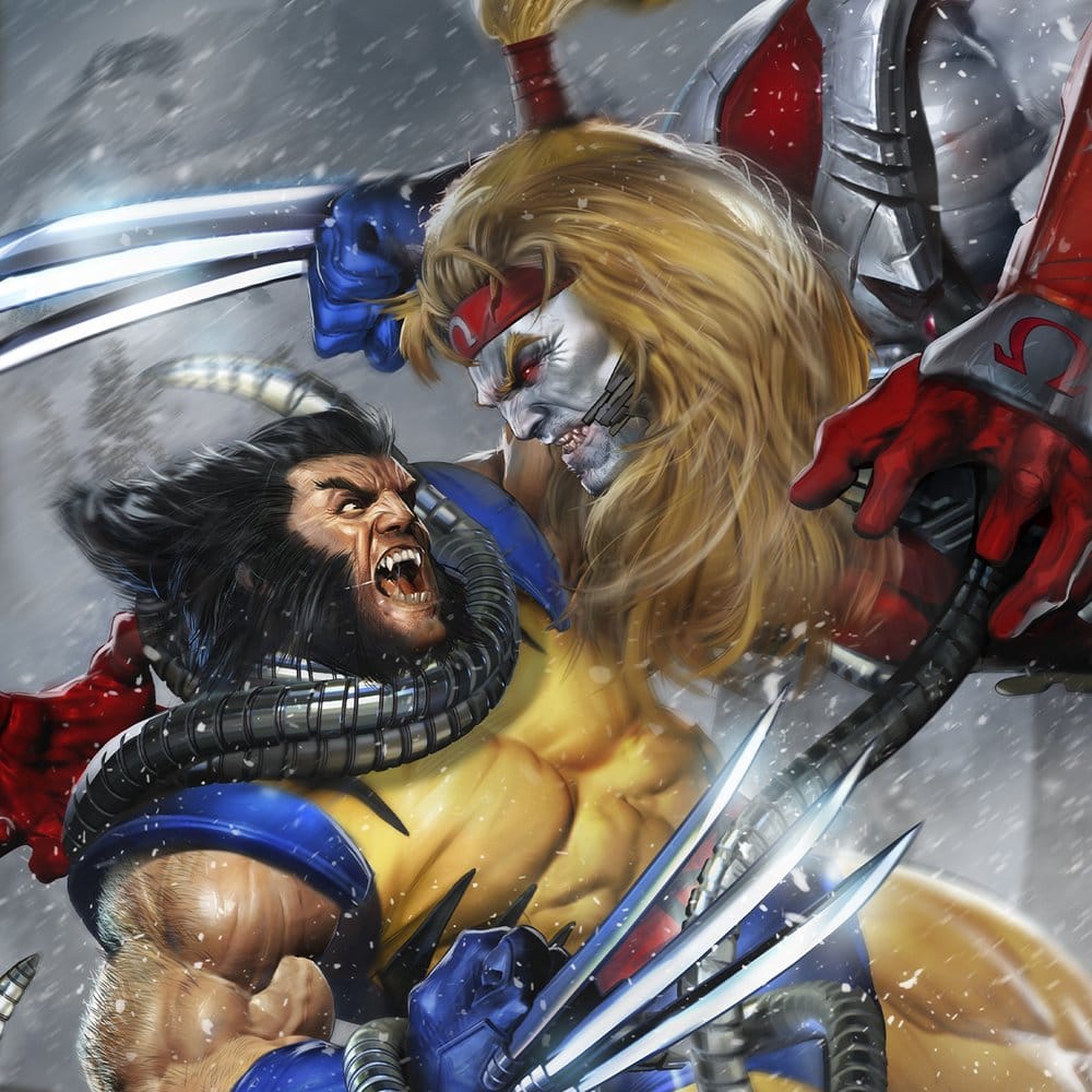 Marvel Kunstdruck Wolverine vs Omega Red 46 x 61 cm - ungerahmt - Preorder - ETA: 24.12.2026