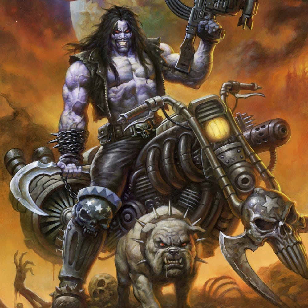 DC Comics Kunstdruck Lobo™: The Main Man by Alex Horley 46 x 61 cm - ungerahmt - Preorder - ETA: 25.09.2026