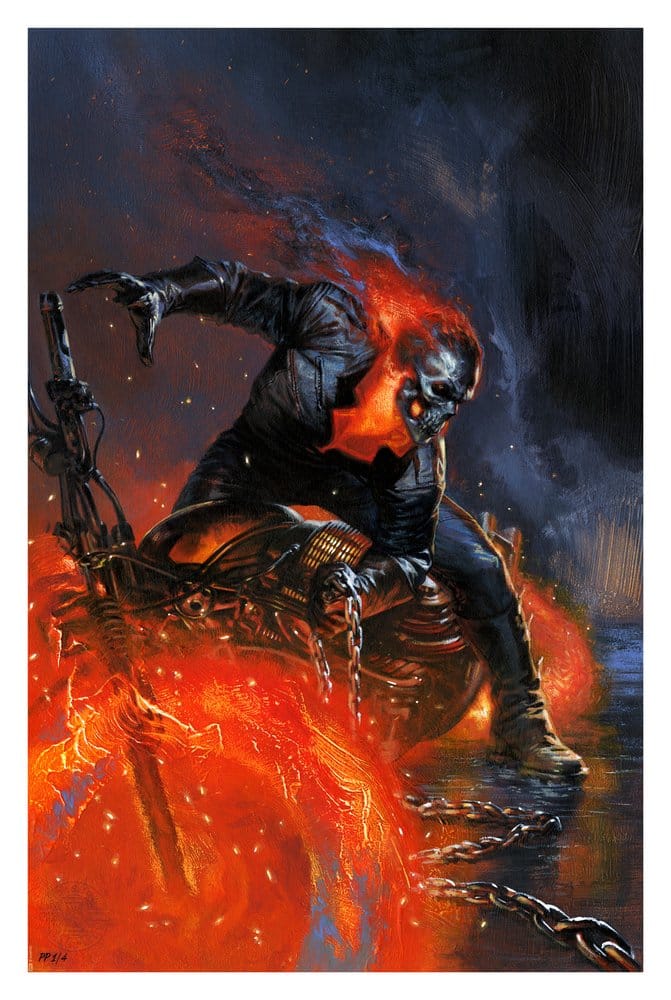 Marvel Kunstdruck Ghost Rider 41 x 61 cm - ungerahmt - Preorder - ETA: 24.12.2026